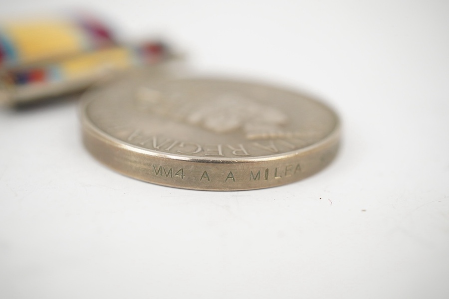 Four ERII military medals